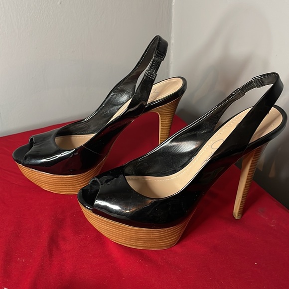 Steve Madden open top sling back heels - Picture 2 of 5
